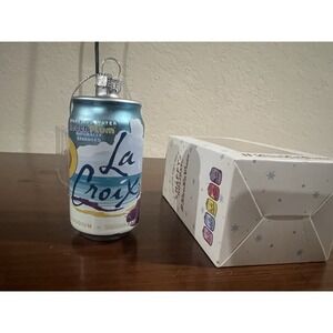 New Lacroix Beach Plum‎ Christmas Ornament Sparkling Water Can Holiday